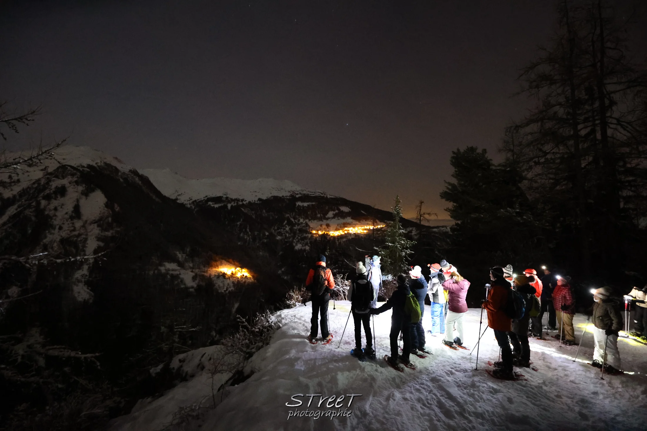 Randonnée hiver nocturne
